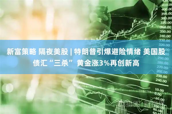 新富策略 隔夜美股 | 特朗普引爆避险情绪 美国股债汇“三杀” 黄金涨3%再创新高