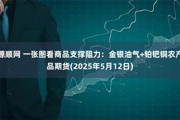 源顺网 一张图看商品支撑阻力：金银油气+铂钯铜农产品期货(2025年5月12日)